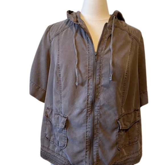 Torrid Cargo Utility Jacket Size 2X - Picture 2 of 9